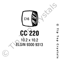 GS CC220 Watch Crystal