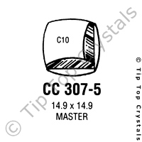 GS CC307-5 Watch Crystal