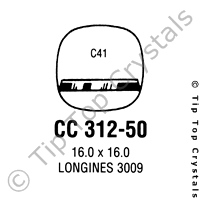GS CC312-50 Watch Crystal