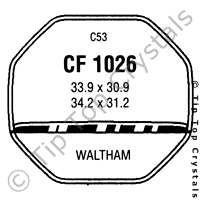 GS CF1026 Watch Crystal