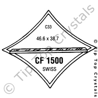 GS CF1500 Watch Crystal