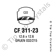 GS CF311-23 Watch Crystal