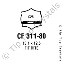 GS CF311-80 Watch Crystal