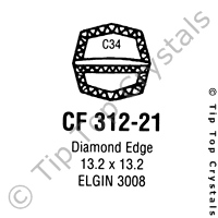 GS CF312-21 Watch Crystal