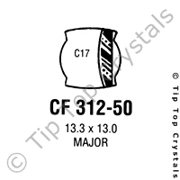 GS CF312-50 Watch Crystal