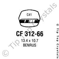 GS CF312-66 Watch Crystal