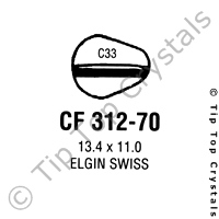 GS CF312-70 Watch Crystal