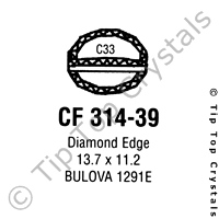 GS CF314-39 Watch Crystal