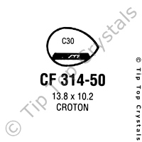 GS CF314-50 Watch Crystal