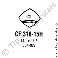 GS CF318-15H Watch Crystal