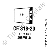 GS CF318-20 Watch Crystal