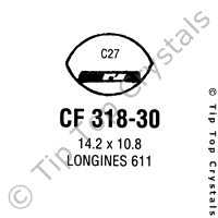 GS CF318-30 Watch Crystal