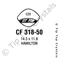 GS CF318-50 Watch Crystal