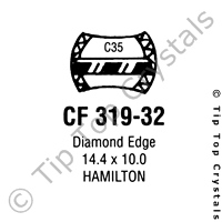 GS CF319-32 Watch Crystal