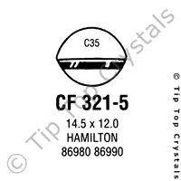 GS CF321-5 Watch Crystal