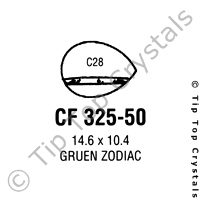 GS CF325-50 Watch Crystal