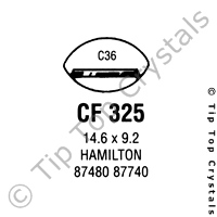 GS CF325 Watch Crystal