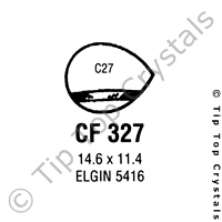 GS CF327 Watch Crystal