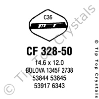 GS CF328-50 Watch Crystal