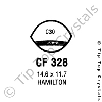 GS CF328 Watch Crystal