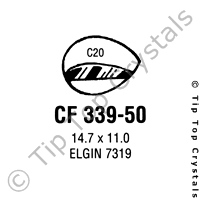 GS CF339-50 Watch Crystal