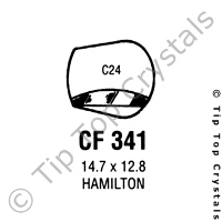 GS CF341 Watch Crystal