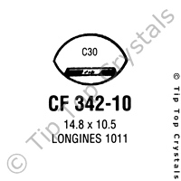 GS CF342-10 Watch Crystal