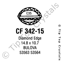 GS CF342-15 Watch Crystal