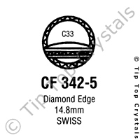 GS CF342-5 Watch Crystal