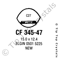 GS CF345-47 Watch Crystal