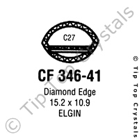 GS CF346-41 Watch Crystal