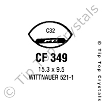 GS CF349 Watch Crystal