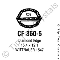 GS CF360-5 Watch Crystal