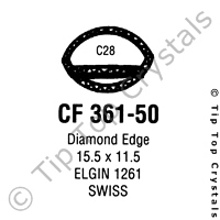 GS CF361-50 Watch Crystal