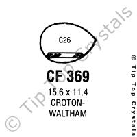 GS CF369 Watch Crystal