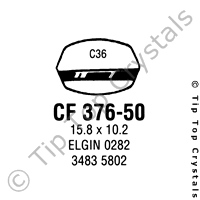 GS CF376-50 Watch Crystal