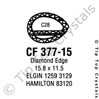 GS CF377-15 Watch Crystal