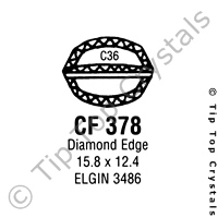 GS CF378 Watch Crystal