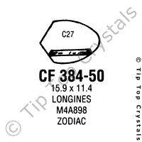 GS CF384-50 Watch Crystal