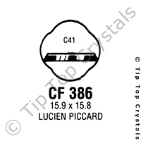 GS CF386 Watch Crystal