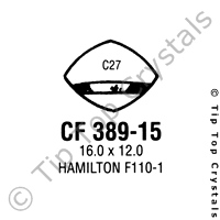 GS CF389-15 Watch Crystal