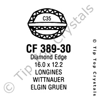 GS CF389-30 Watch Crystal
