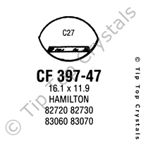 GS CF397-47 Watch Crystal