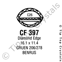 GS CF397 Watch Crystal