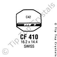 GS CF410 Watch Crystal