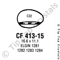 GS CF413-15 Watch Crystal