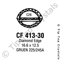GS CF413-30 Watch Crystal