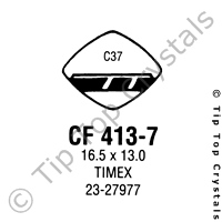 GS CF413-7 Watch Crystal
