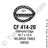GS CF414-20 Watch Crystal