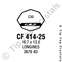 GS CF414-25 Watch Crystal